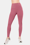 Amante High Rise Anti Microbial Leggings - Heather Rose — thumbnail 1